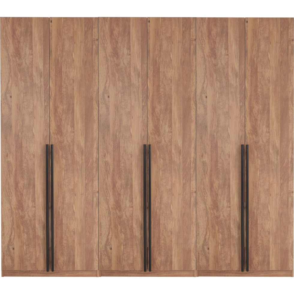 rian light brown wardrobe   