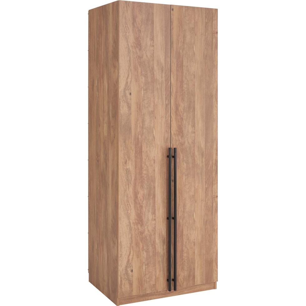 rian light brown wardrobe   