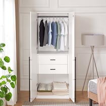 rian white wardrobe   