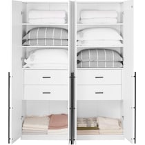 rian white wardrobe   