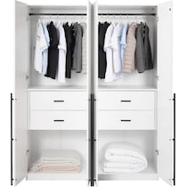 rian white wardrobe   