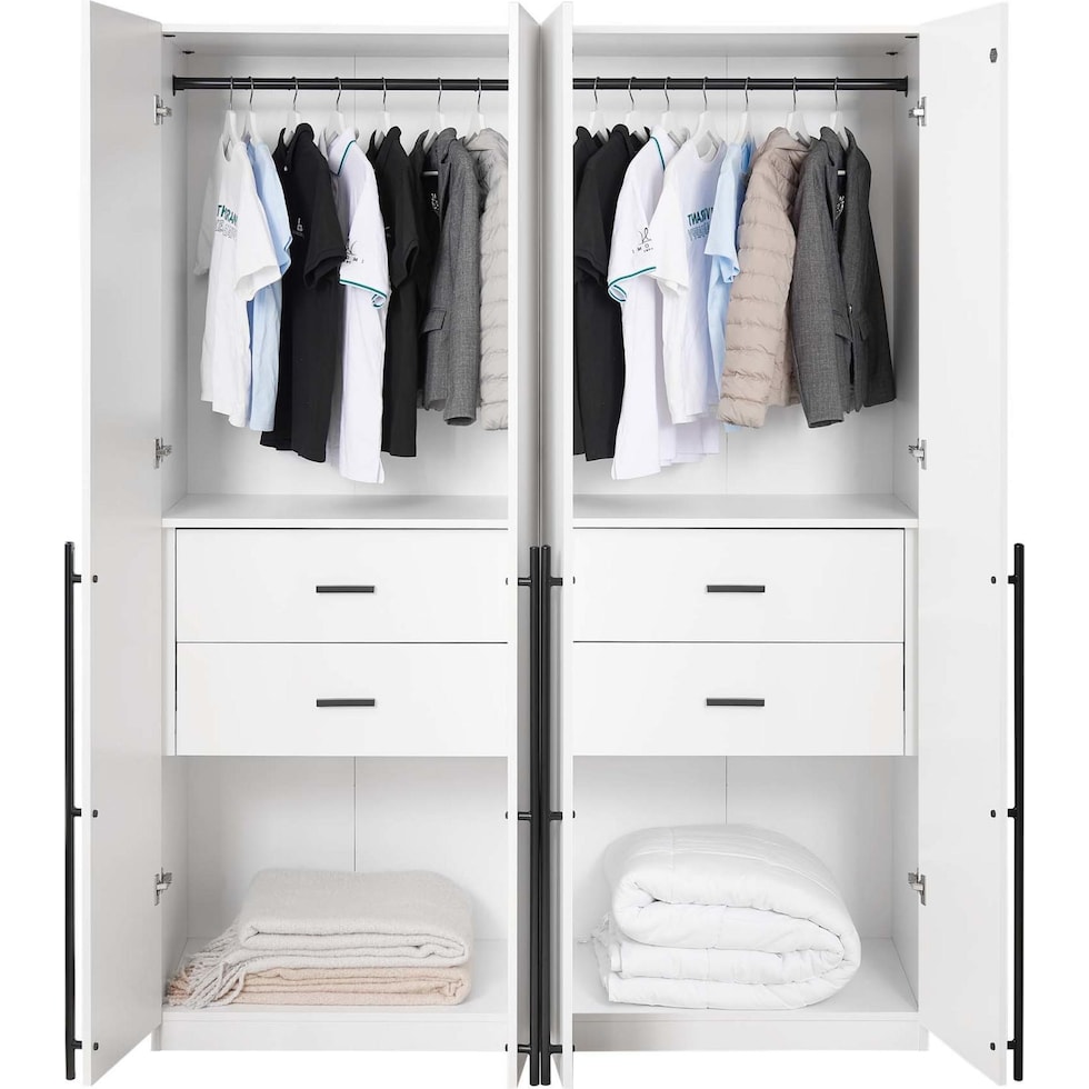 rian white wardrobe   