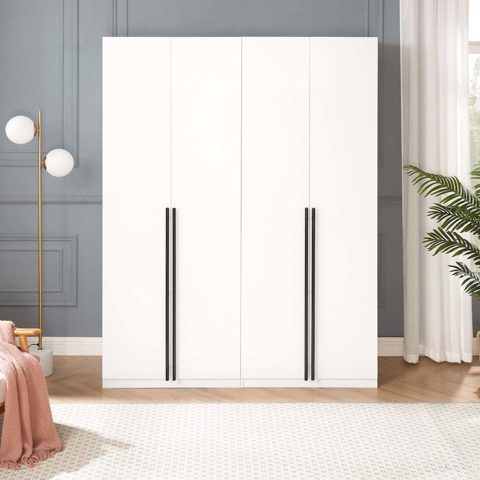 rian white wardrobe   