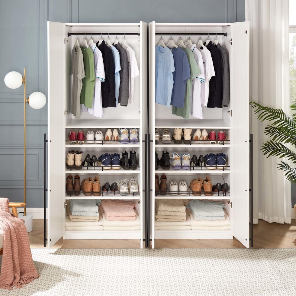 rian white wardrobe   