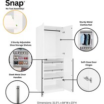 rian white wardrobe   