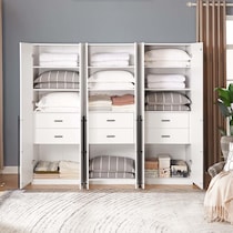 rian white wardrobe   