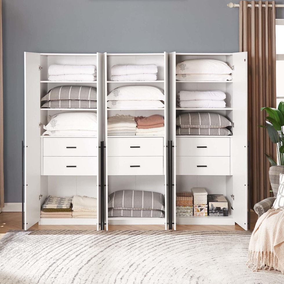 rian white wardrobe   