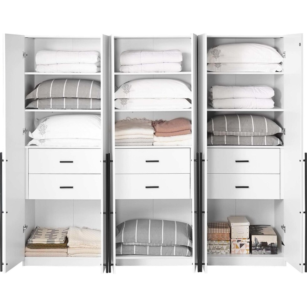 rian white wardrobe   