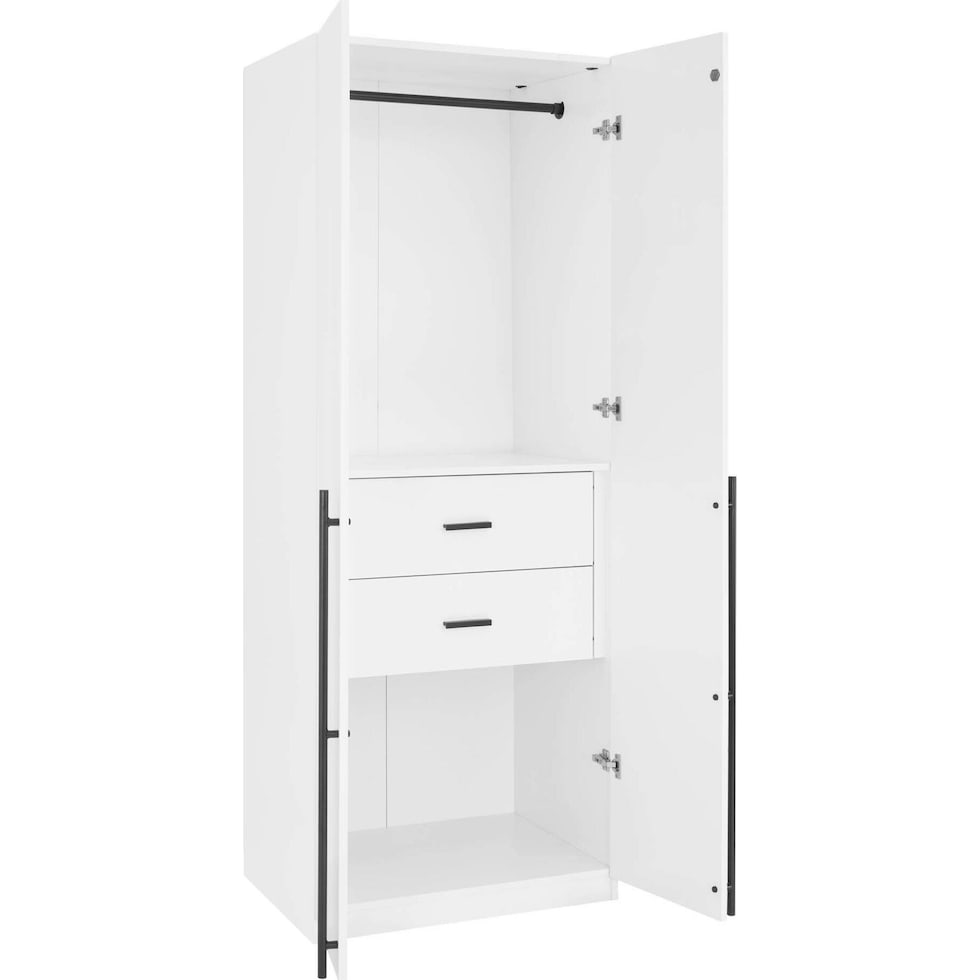 rian white wardrobe   