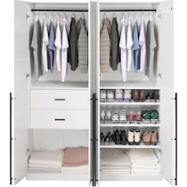 rian white wardrobe   