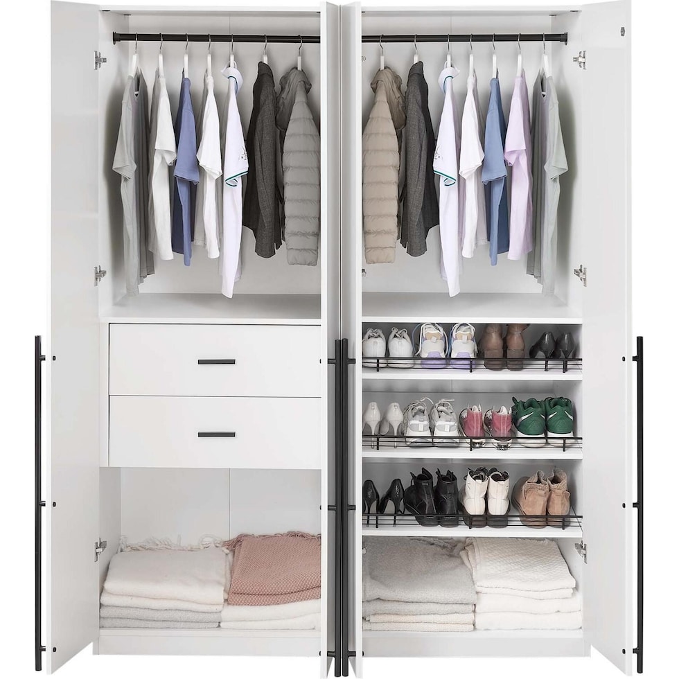 rian white wardrobe   
