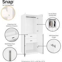 rian white wardrobe   