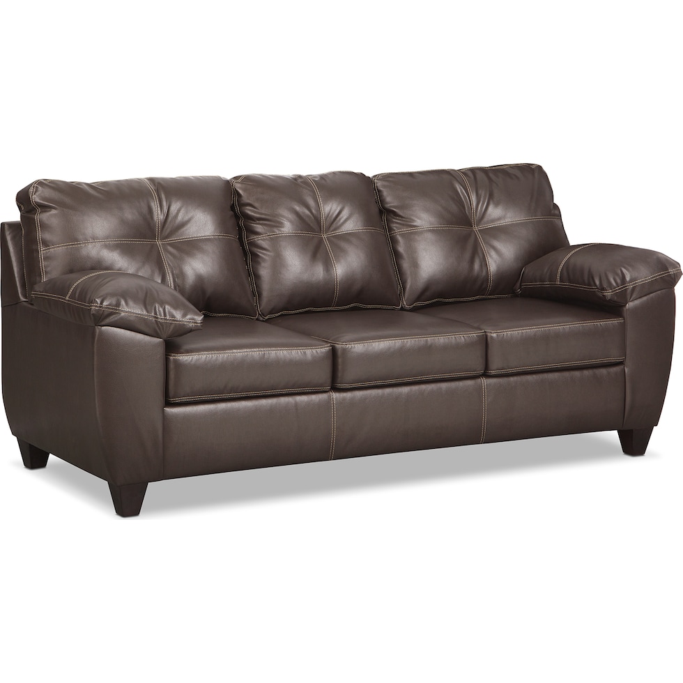 ricardo brown living room dark brown sofa   