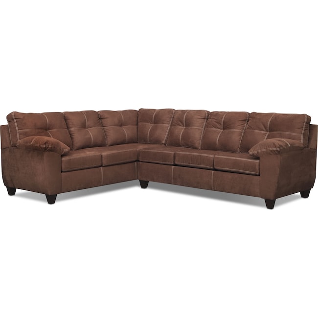 Living Room Furniture - Ricardo 2-Piece Sectional