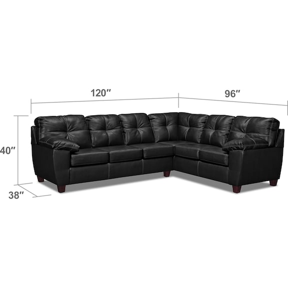 Living Room Furniture - Ricardo 2-Piece Sectional