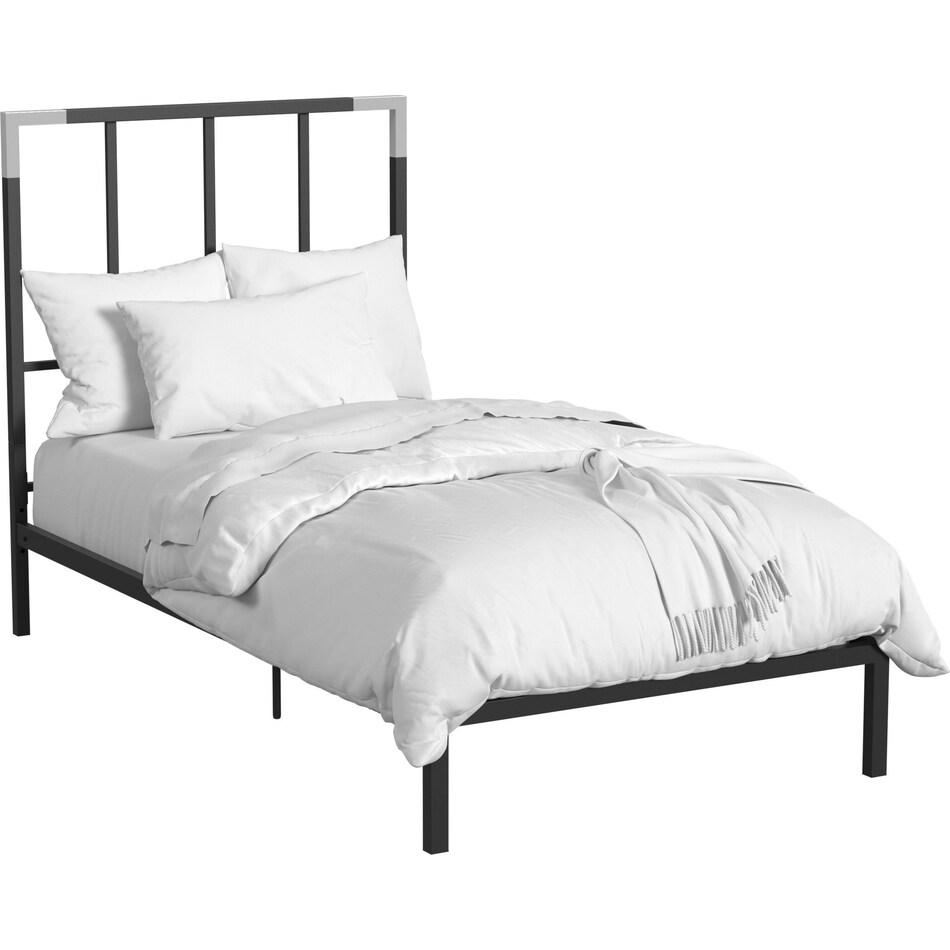 rico black twin bed   