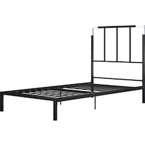 rico black twin bed   