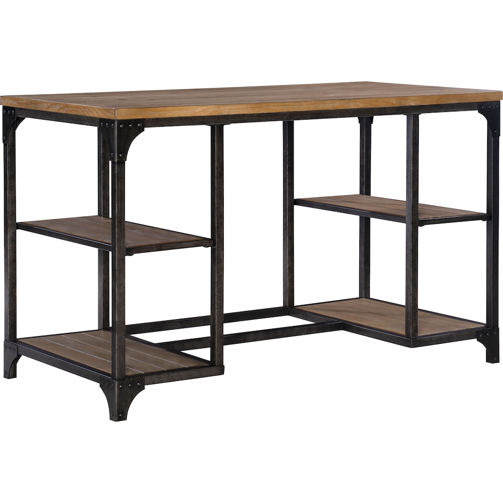 ridge dark brown desk   