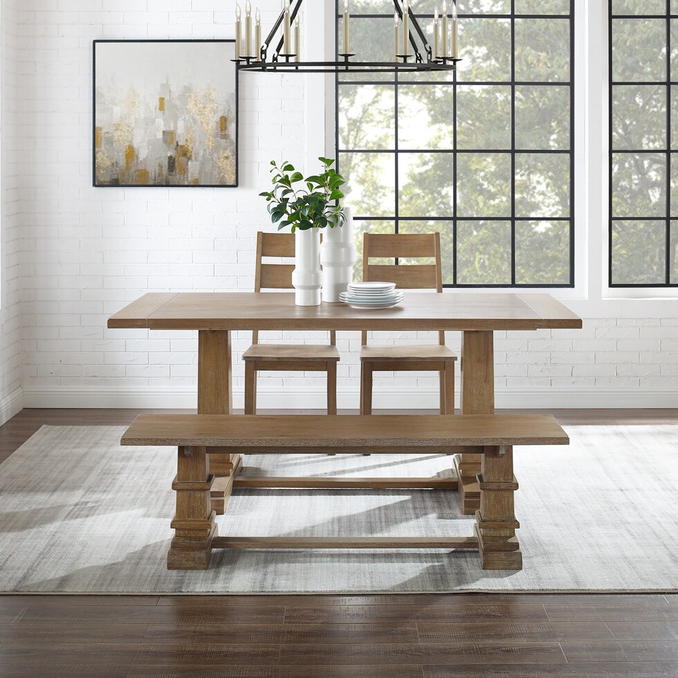ridgeline light brown  pc dining room   