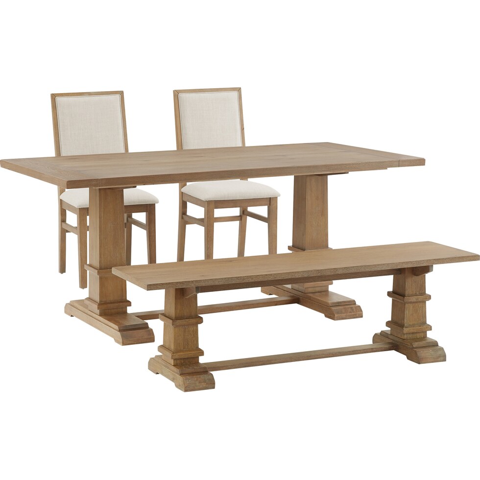 ridgeline light brown  pc dining room   