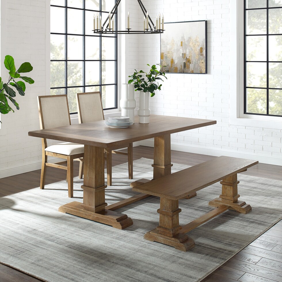 ridgeline light brown  pc dining room   
