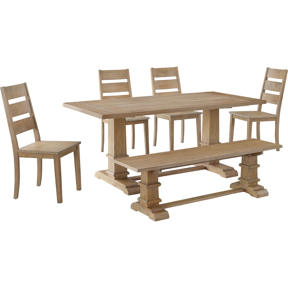 ridgeline light brown  pc dining room   