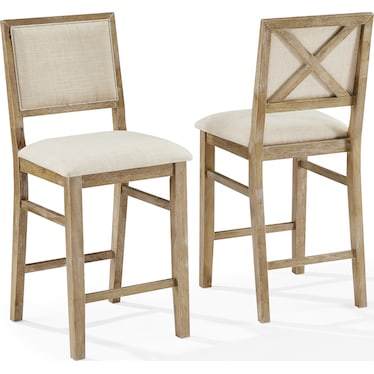 Ridgeline Set of 2 Counter-Height Stools