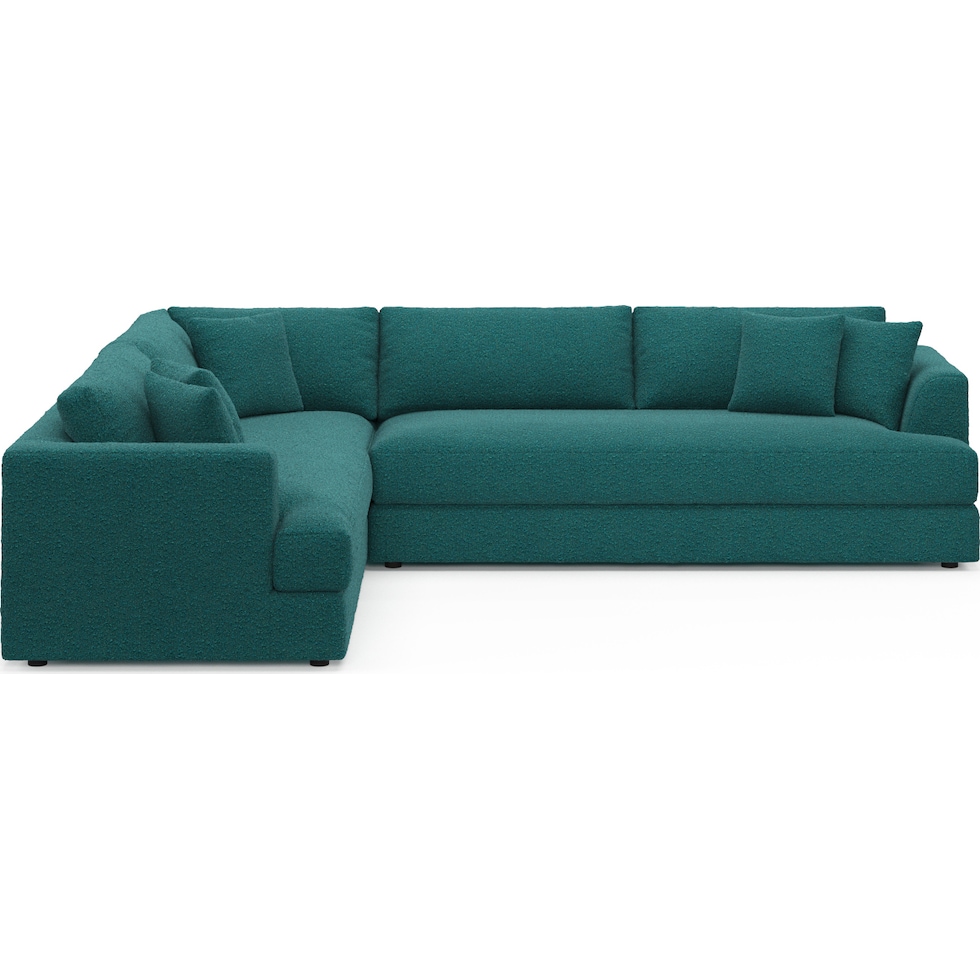 ridley blue sectional   