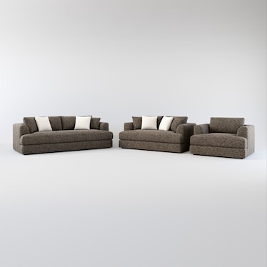 Ridley Sofa, Loveseat, and Chair Set