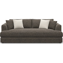 ridley dark brown sofa   