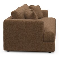 ridley dark brown sofa   