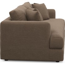 ridley dark brown sofa   