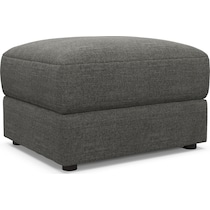 ridley gray ottoman   