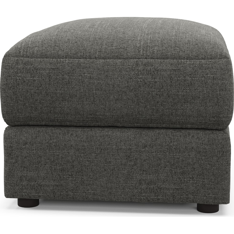 ridley gray ottoman   