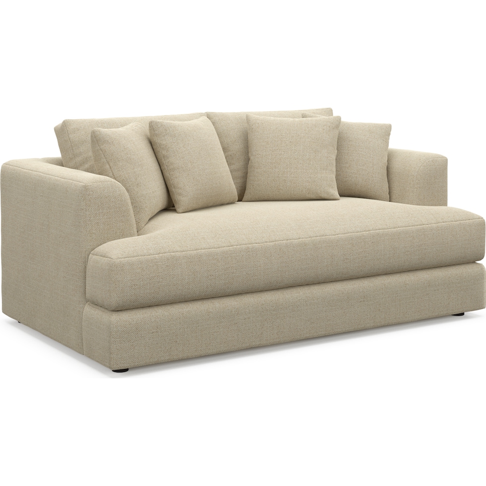 ridley light brown loveseat   