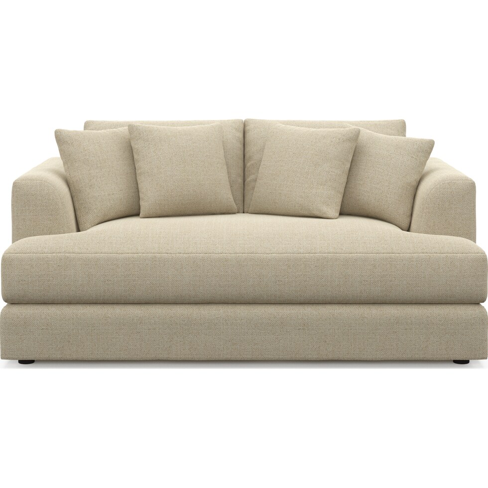 ridley light brown loveseat   