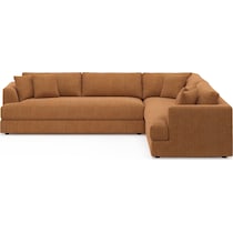 ridley orange sectional   