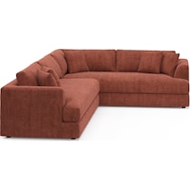 ridley orange sectional   