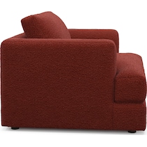 ridley red accent chair   