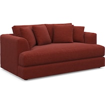 ridley red loveseat   