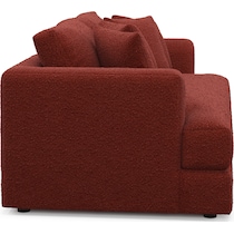 ridley red loveseat   