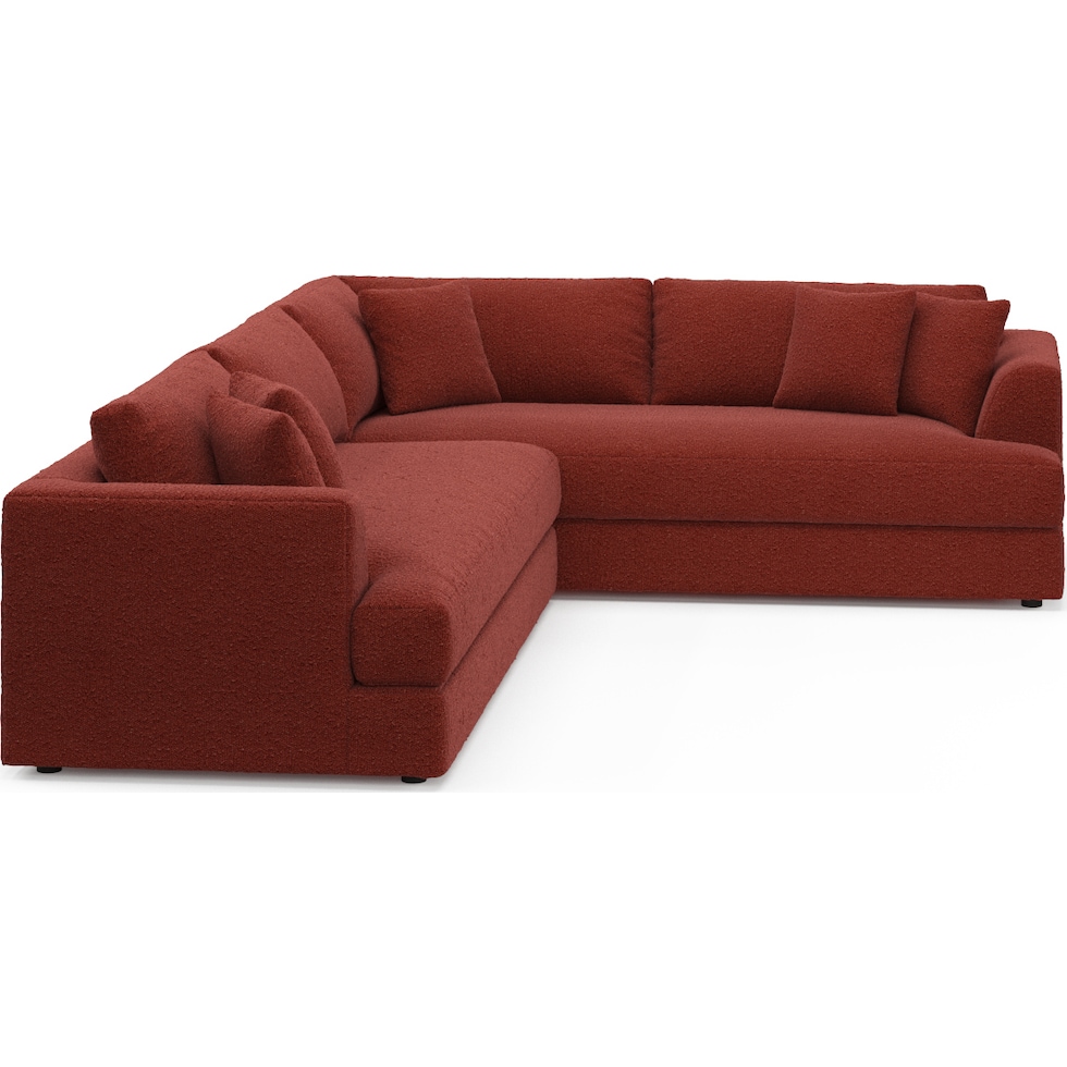 ridley red sectional   