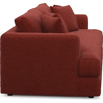 ridley red sofa   