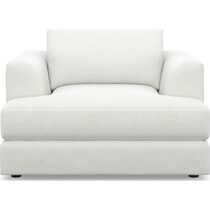 ridley white accent chair   