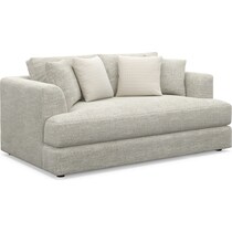 ridley white loveseat   