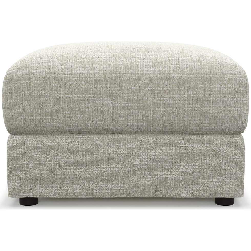 ridley white ottoman   