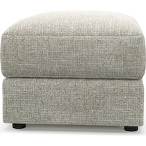 ridley white ottoman   