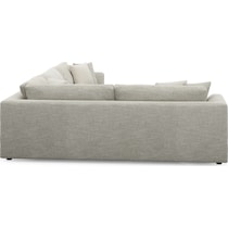 ridley white sectional   