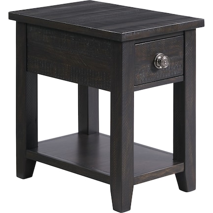 Arielle 1-Drawer Side Table with USB Charging