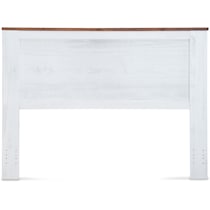 rigsby white full queen headboard   